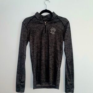 Pawz three quarter zip hoodie